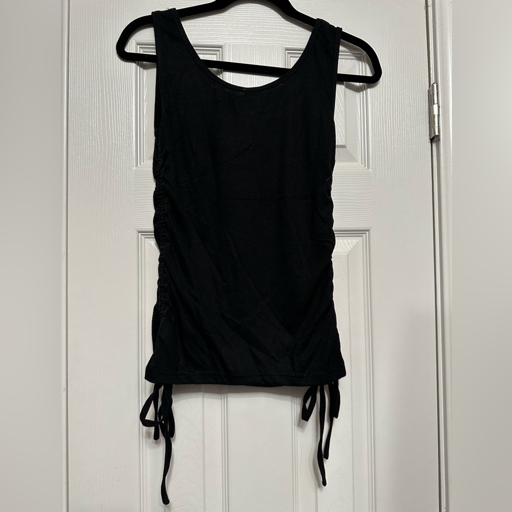 Contour Drawstring Knit Tank - Picture 11 of 11